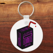 Juice-Box Sleutelhanger (witte bg) (Voorkant)