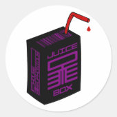 Juice-Box Sticker (witte zak) (Voorkant)