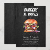 Juice en Burgers Uitnodiging (Voorkant / Achterkant)