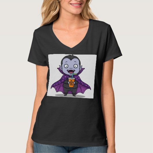 Juice geen bloed! t-shirt (Voorkant)