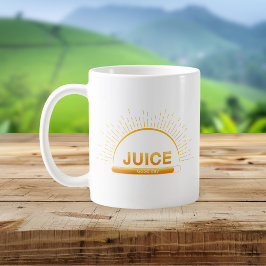 Juice Good Day Orange Yellow Mug Koffiemok