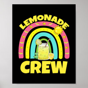 Juice Lemonade Crew Rainbow voor jongens Meisjes K Poster