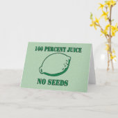 Juice No Seeds Kaart (Gele Bloem)