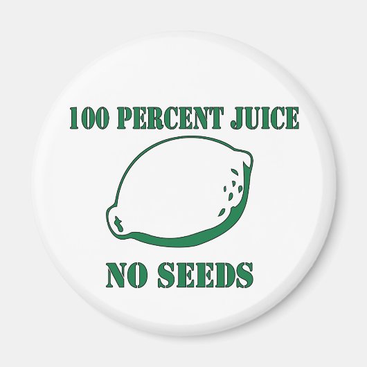 Juice No Seeds Magneet (Voorkant)