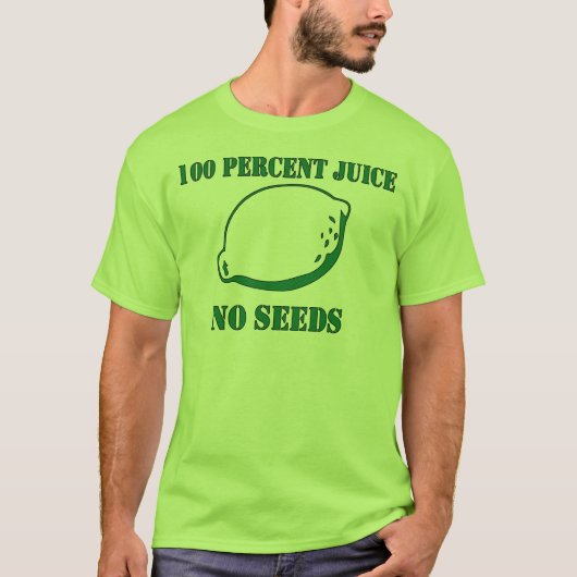 Juice No Seeds T-shirt (Voorkant)