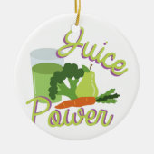 Juice Power Keramisch Ornament (Voorkant)