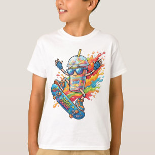 Juice Skate Rijder Cool Zomer Streetwear Design T-shirt