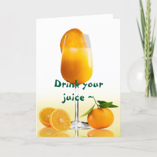 JUICE TO MIMOSA GET-WELL KAART
