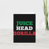 Juicehead Gorilla New Jersey Garden Nj Shore Itali Kaart (Voorkant)