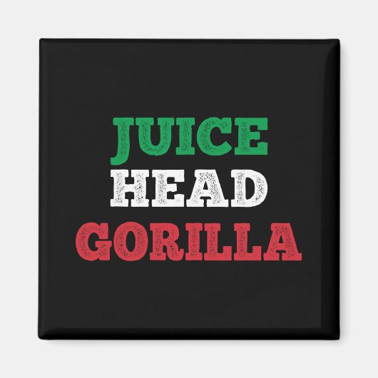 Juicehead Gorilla New Jersey Garden Nj Shore Itali Magneet (Voorkant)