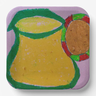 Juicer Plate Papieren Bordje