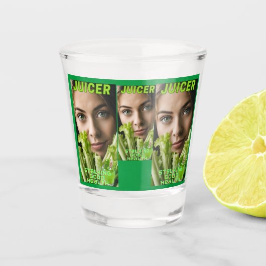 Juicer's Perfect Shot glas (Voorkant)