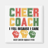 JUICH COACH Ik schreeuw omdat ik om grappige douan Magneet (Voorkant)