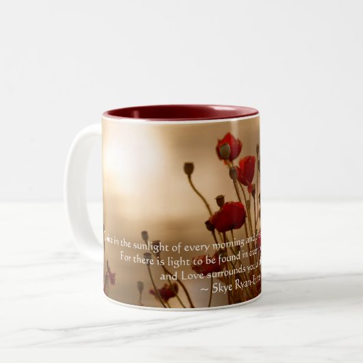 JUICH Gedicht & Floral Design Mok (Voorkant links)