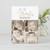 Juicht de Gelukkige Kaart van de Foto van het (Staand voorkant)