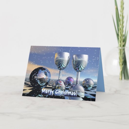 Juicht Kerstkaart toe Feestdagen Kaart (Voorkant)