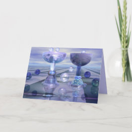 Juicht met bellen toe feestdagen kaart