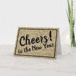 Juicht toe! aan het Nieuwjaar! Feestdagen Kaart