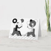 "Juicht!" toe Art deco Kaart (Voorkant)