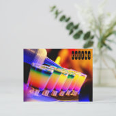 Juicht toe briefkaart (Staand voorkant)