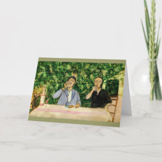 Juicht toe (in 10 Verschillende Talen) Bedankkaart