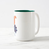 Juicing Tweekleurige Koffiemok (Voorkant rechts)