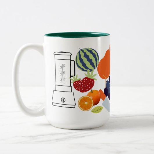 Juicing Tweekleurige Koffiemok (Links)