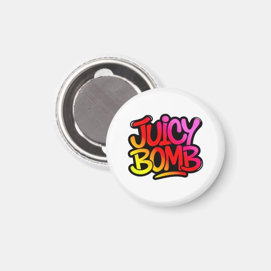 Juicy bomb  magneet (Voorkant / Achterkant)