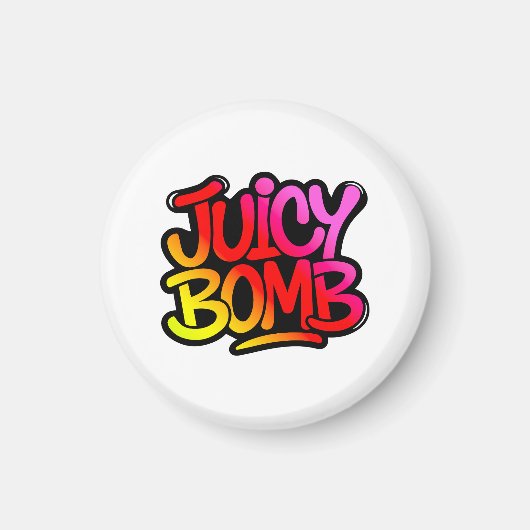 Juicy bomb  magneet (Voorkant)