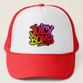 Juicy bomb  trucker pet (Voorkant)