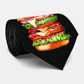 Juicy Burger Stropdas (Opgerold)