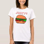 JUICY BURGER! T-SHIRT (Voorkant)