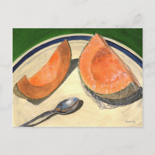 Juicy Cantalope-kaart Briefkaart (Voorkant)