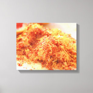 Juicy Citrus Bloed Sinaasappels en Zest Canvas Afdruk