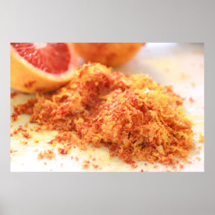 Juicy Citrus Bloed Sinaasappels en Zest Poster