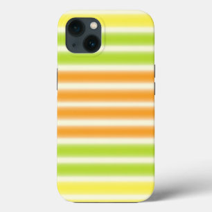 Juicy Citrus lemon Limoen en Oranje strepen Case-Mate iPhone Case