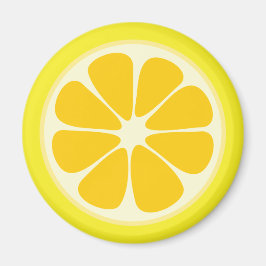 Juicy Citrus Lemon Tropical Fruit Slice Kitchen Magneet
