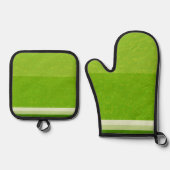 Juicy Citrus Limoen Slice Colors Ovenwant & Pannenlap Set (Voorkant)