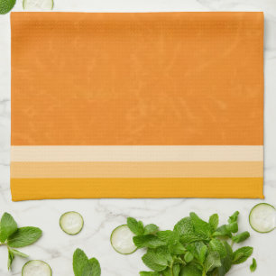 Juicy Citrus Sinaasappel Fruit Slice Colors Theedoek