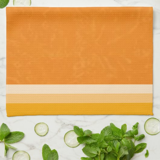 Juicy Citrus Sinaasappel Fruit Slice Colors Theedoek (Gevouwen)