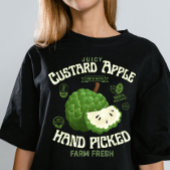 Juicy Custard Apple Fruit Label Tri-Blend Shirt