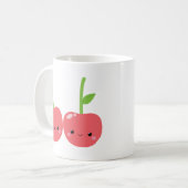 Juicy Cute Kawaii Cherries Koffiemok (Voorkant links)