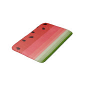 Juicy Delicious Ripe Watermelon met zaadontwerp Badmat (Gekanteld)