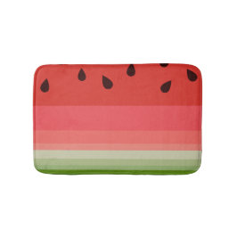 Juicy Delicious Ripe Watermelon met zaadontwerp Badmat