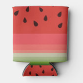 Juicy Delicious Ripe Watermelon met zaadontwerp Blikjeskoeler (Voorkant)