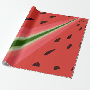 Juicy Delicious Ripe Watermelon met zaadontwerp Cadeaupapier