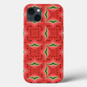 Juicy Delicious Ripe Watermelon met zaadontwerp Case-Mate iPhone Case (Achterkant)
