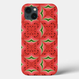 Juicy Delicious Ripe Watermelon met zaadontwerp Case-Mate iPhone Case