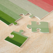 Juicy Delicious Ripe Watermelon met zaadontwerp Legpuzzel (Zijkant)