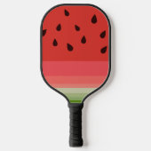 Juicy Delicious Ripe Watermelon met zaadontwerp Pickleball Paddle (Voorkant)